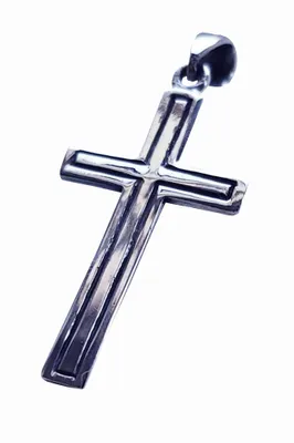 Produktbild von Silber Anhänger Kreuz Schlicht Damen Herren