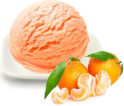 Produktbild von Joghurt Mandarine Low Carb Eis Pulver Vegan Zucker-, laktosefrei 1 kg