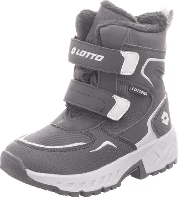 Produktbild von Lotto Lifes Kinder-Jungen-Outdoor-Allwetterstiefel ALSTYNE TEX K Schwarz-Grau, Farbe:schwarz, EU Größe:28