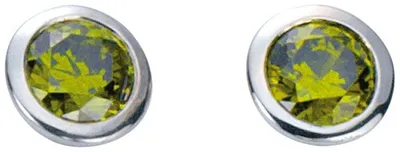Produktbild von Miamar 01.1098G Damen Ohrstecker Silber Zirkonia grün