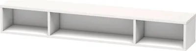 Produktbild von Regalelement L-CUBE 800x140x120mm weiß hochglanz weiß hochglanz
