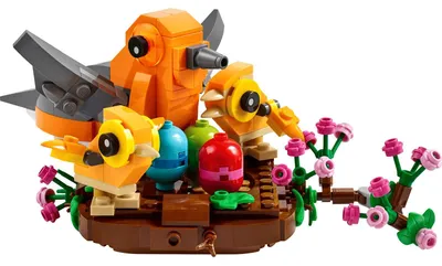 Imagen del producto de Set LEGO Creator Nido de pájaros, juguete para construir para niños a partir de 9 años, ideal para niñas y niños, que incluye 3 figuras de pájaros, decoración para la habitación infantil, perfecto para Pascua o como regalo de cumpleaños (número de producto: 40639)