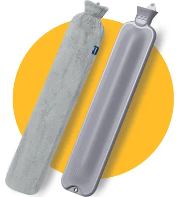 Obrázek produktu pro Ohřívací láhev o objemu 3,5 litru, s měkkým potahem, dlouhá, pro relaxaci v domácnosti