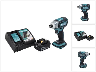 Zdjęcie produktu dla Makita DTS 141 RT1 akumulatorowa wkrętarka impulsowa 18 V 40 Nm 1/4" bezszczotkowa + 1x akumulator 5,0 Ah + ładowarka
