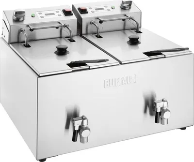 Produktbild von Buffalo Doppelfritteuse mit Timer 2x8Ltr