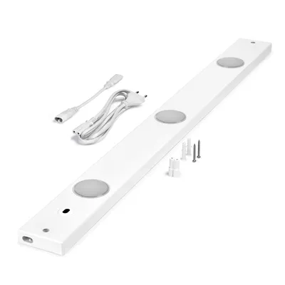 Produktbild von Müller Licht LED Unterbauleuchte Cabinet Light Sensor 82cm Weiß 10W 700lm 3000K Warmweiß Bewegungssensor energiesparend langlebig Aluminium Unterbau Lichtleiste