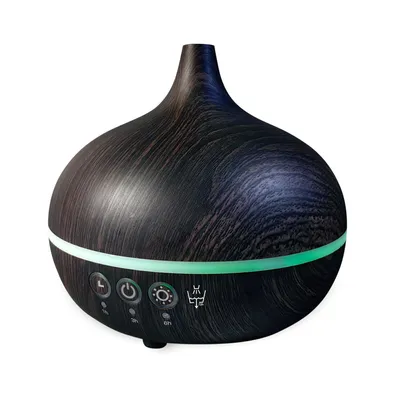 Produktbild von Miraval Aroma Diffuser für Wohlfühlatmosphäre, dimmbare Beleuchtung, Timer, Holz-Design