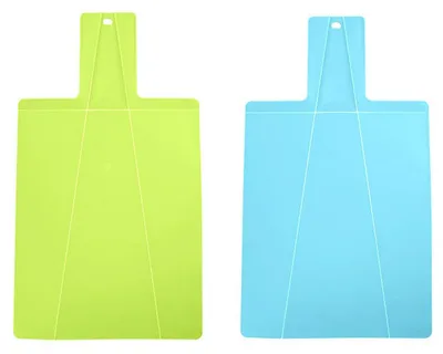 Faltbare Schneidbretter 2er Set, 38x20 cm, rutschfest, spülmaschinengeeignet