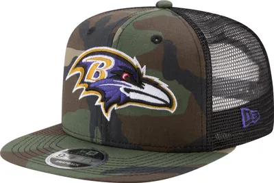 Produktbild von New Era 9Fifty Mesh Snapback Cap Baltimore Ravens wood camo