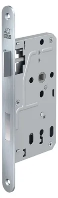 Produktbild von BASI - Zimmertürschloss - ES 927 BB - DIN Rechts/Links - Rundstulp 20 mm - Edelstahl - Falle/Riegel Aluminium - 1 Schlüssel - nach EN 12209:2016-10 - 9270-5510