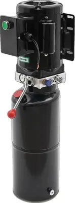 Image de Groupe hydraulique, réservoir d'huile de 10 l, débit de 4,6 l/min, noir