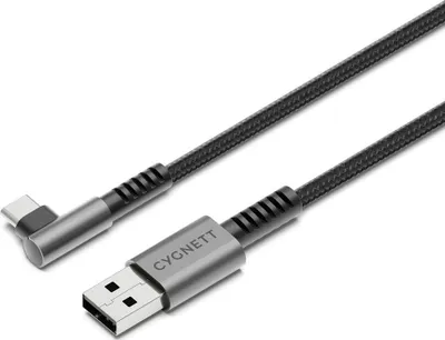 Produktbild von Cygnett CY5106PCUSA, 1 m, USB C, USB A, USB 2.0, 0,48 Gbit/s, Schwarz