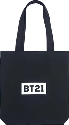 Immagine prodotto di BT21 - Borsa per la spesa in tessuto 28x40 cm (nero)