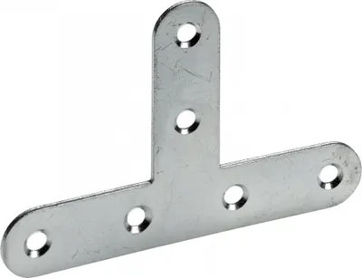 Produktbild von 1 HETTICH Flach-T-Winkel Stahl verzinkt, L.55 mm