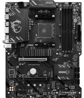 Produktbild von MSI B550 GAMING WIFI6E, AMD, Sockel AM4, AMD Ryzen 5000 Series, AMD Ryzen 3000 Series, AMD Ryzen 4000 Series, Sockel AM4, DDR4-SDRAM, 128 GB