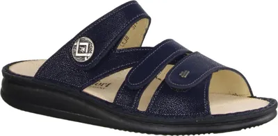Obrázek produktu pro Finn Comfort Agueda, dámská obuv, pohodlné pantofle, Nightblue, kůže, - Značka Finn Comfort, Modrá, kůže (arya)&nbsp
