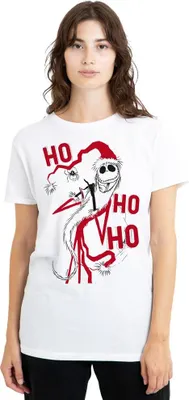 Obrázek produktu pro The Nightmare Before Christmas - dámské tričko TV25198 (XL) (bílé)