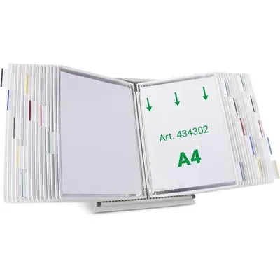 Produktbild von tarifold Sichttafelsystem 434302 DIN A4 weiß mit 30 St. Sichttafeln