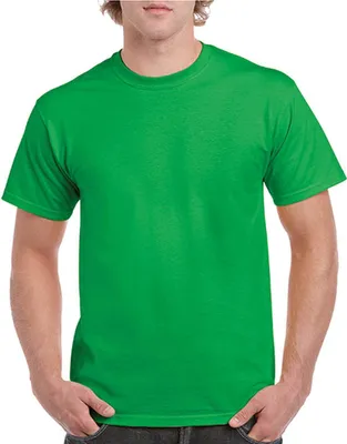 Produktbild von Gildan 5000 | Heavy Baumwolle  Herren T-Shirt - Farbe: Irish Green - Größe: 3XL