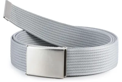 Produktbild von Ladeheid Herren Gürtel männlich Stoffgürtel Sackleinen P90 (Silber, 180 cm)