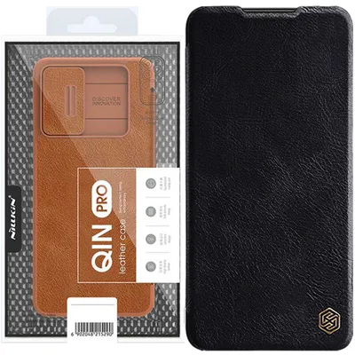 Zdjęcie produktu dla Nillkin Qin Skórzana Kabura Etui Samsung Galaxy A73 Czarny