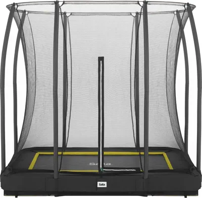 Image de Trampoline Salta Comfort Edition Ground - 214 x 153 cm - Rectangulaire - Noir