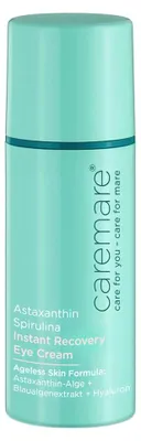 Produktbild von caremare Instant Recovery Augencreme mit Astaxanthin & Spirulina, 30 ml