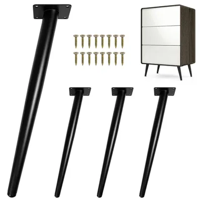 Image de Pieds de table coniques - Lot de 4