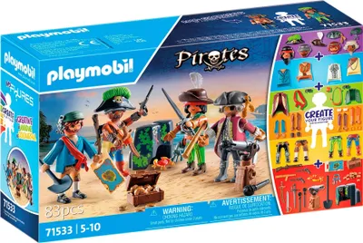 Produktbild von PLAYMOBIL Pirates 71533 My Figures: Piraten