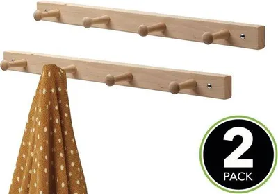 Produktbild von Famanu Wandgarderobe mit Haken - Weiß