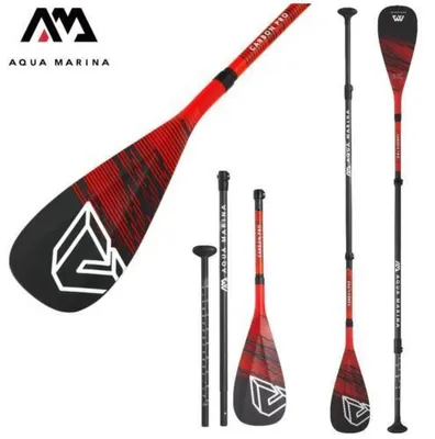 Produktbild von Aqua Marina CARBON GUIDE SUP Paddel Stand up Paddle 3-teilig super leicht 750g