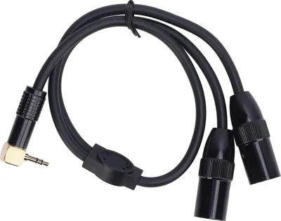 Produktbild von 3,5 mm auf Dual-XLR-Stecker, Y-Splitterkabel, 1/8 Stereo, 3-polig, 0,5 m, für Mikrofon, Lautsprecher, Bühne, DJ