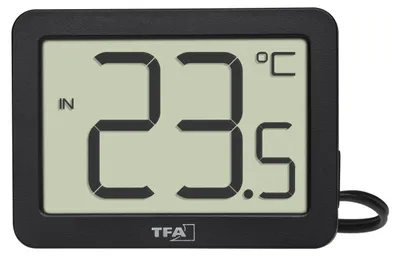 Produktbild von Digitales Innen-Außen-Thermometer mit Kabelfühler, 30.1066.01, TFA Dostmann