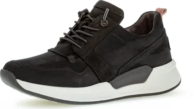 Produktbild von Gabor Comfort Sneaker Low - Schwarz Leder Größe: 38 Normal