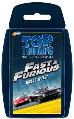 Produktbild von Top Trumps Fast & Furious Spiel Karten Quartett Quartettspiel Kartenspiel