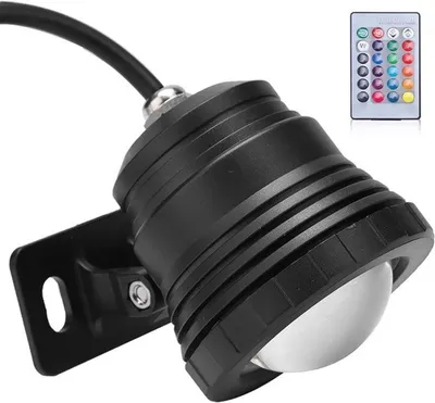 Multicolor RGB LED Unterwasserlampe - Wasserdichter Scheinwerfer für Garten, Brunnen und Landschaft