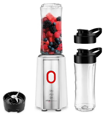 Productafbeelding van Standmixer UFESA NUTRIFUSION, 1200W, 2 standen, wit/zwart, 1200W, 500 ml