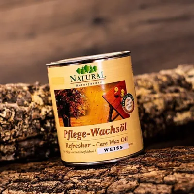 Produktbild von NATURAL Pflegewachsöl weiß 0,75L