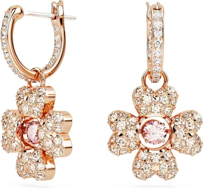 Produktbild von Swarovski Damen Ohrringe Tropfenohrringe Weiß, rosegold IDYLLIA 5674212