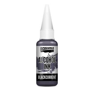 Produktbild von PENTART Medientinte auf Alkoholbasis, 20 ml, Schwarze Johannisbeere