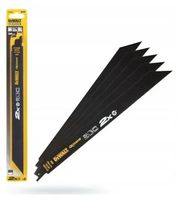 Säbelsägeblatt DeWalt 305mm BIM Metall 5 Stück DT2409L-QZ