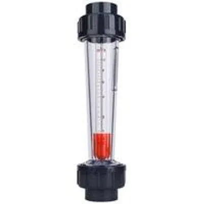Productafbeelding van Debitmeter met hoge nauwkeurigheid - Vloeistofstroommeter - Buitenmodel - ABS-kunststof - 1-10 m³/u - Transparant display - Stroommeter