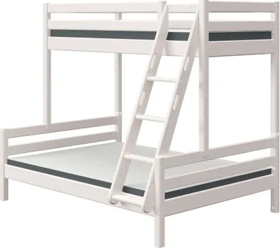 Produktbild von Flexa Classic Etagenbett 90/140x190/200 cm Kieferweiß, Bezug:ohne, Matratzen oben/unten:ohne, Liegefläche:140 x 200 cm
