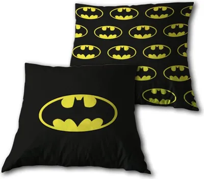 Immagine prodotto di Cuscino decorativo Batman Velboa - Cuscino da divano perfetto per bambini e adulti (1 pezzo)