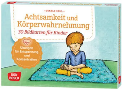Produktbild von Achtsamkeit und Körperwahrnehmung. 30 Bildkarten für Kinder