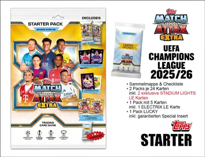 Produktbild von Topps - Match Attax Champions League 2025/26 EXTRA Trading Cards - 1 Starter
