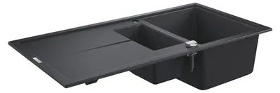 Image de GROHE K400 - Evier composite avec égouttoir Noir granite 1000 x 500 mm 31642AP0