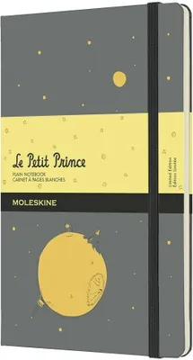 Produktbild von Moleskine Notizbuch – Der Kleine Prinz, Format Large/A5, unliniert, gebunden, grau