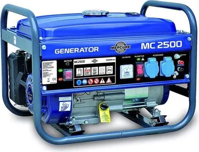 Produktbild von MECAFER MC2500, 2400 W, 230 V, 15 l, Benzin, 50 Hz, 10 A