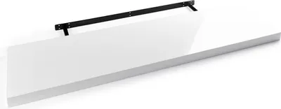 Produktbild von Wandboard - 100 x 23,5 cm - Weiß Hochglanz - MDF - PVC